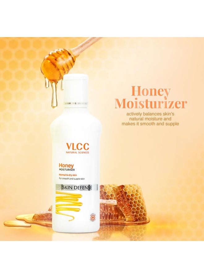 VLCC Honey Moisturiser - 100g - Non-Greasy, Deep Moisturization and Lightweight with Honey, Shea Butter, Fenugreek Extract & Wheat Germ Oil | Normal to Dry Skin - Image 4